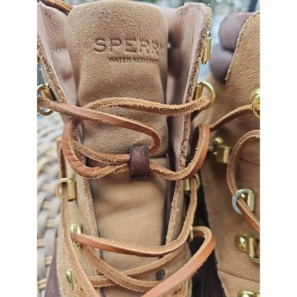 Sperry The Summit Leather Waterproof Snow/Rain Boots Women 9 EU 40 UK 6.5 86895 - Picture 3 of 10